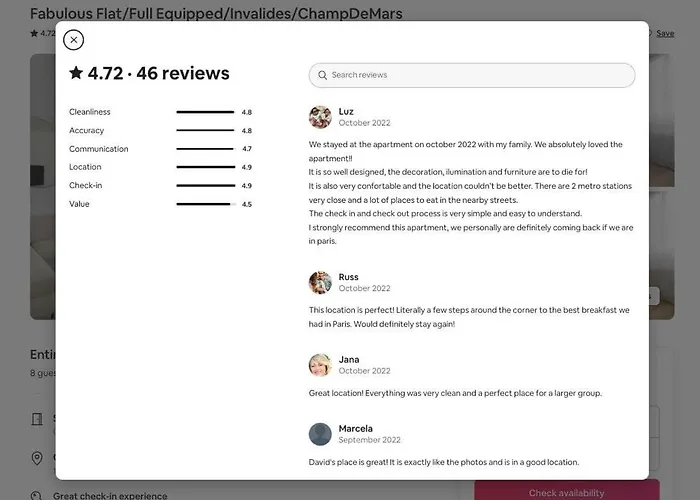 Tour Eiffel - Champ De Mars Exquisite 3bd 3bth *