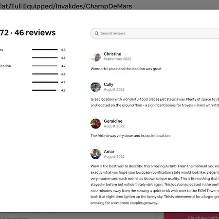 Tour Eiffel - Champ De Mars Exquisite 3bd 3bth * פריז