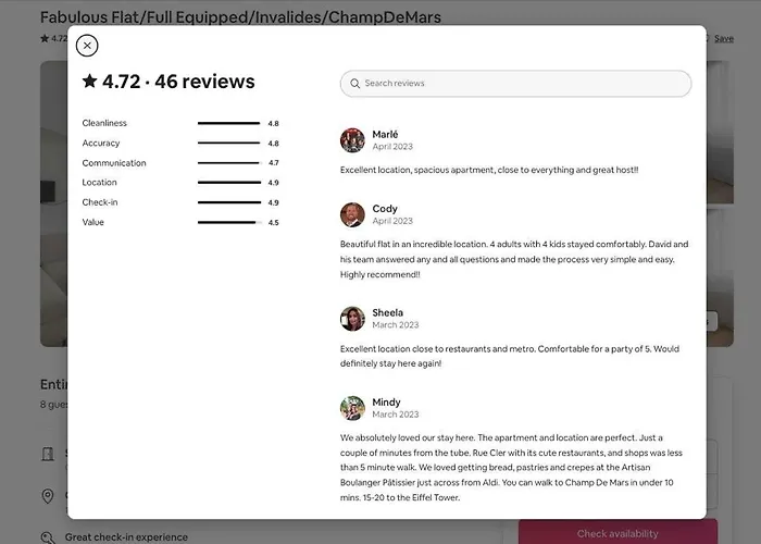 Daire Tour Eiffel - Champ De Mars Exquisite 3bd 3bth Paris